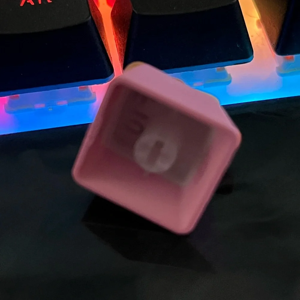 Cute pink popsicle artisan Keycap, Kawaii for OEM switches